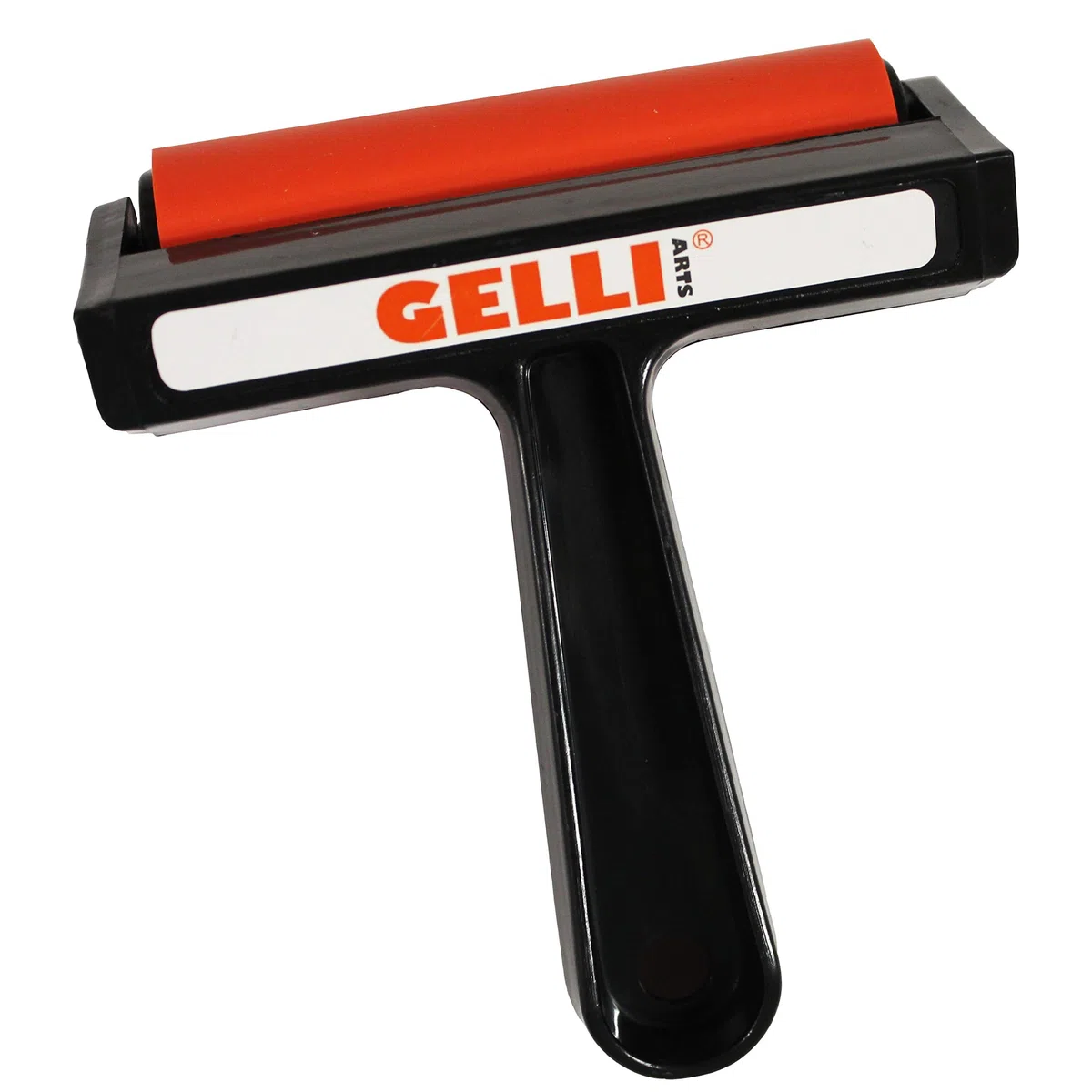 Gelli Arts Brayer, rosso/nero, medio