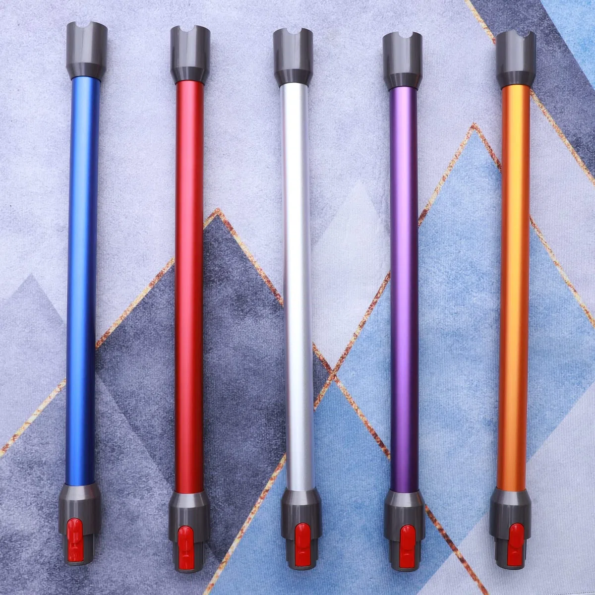 Tubo di prolunga regolabile per aspirapolvere Dyson V7 V8 V10 V11 V15 (rosso)