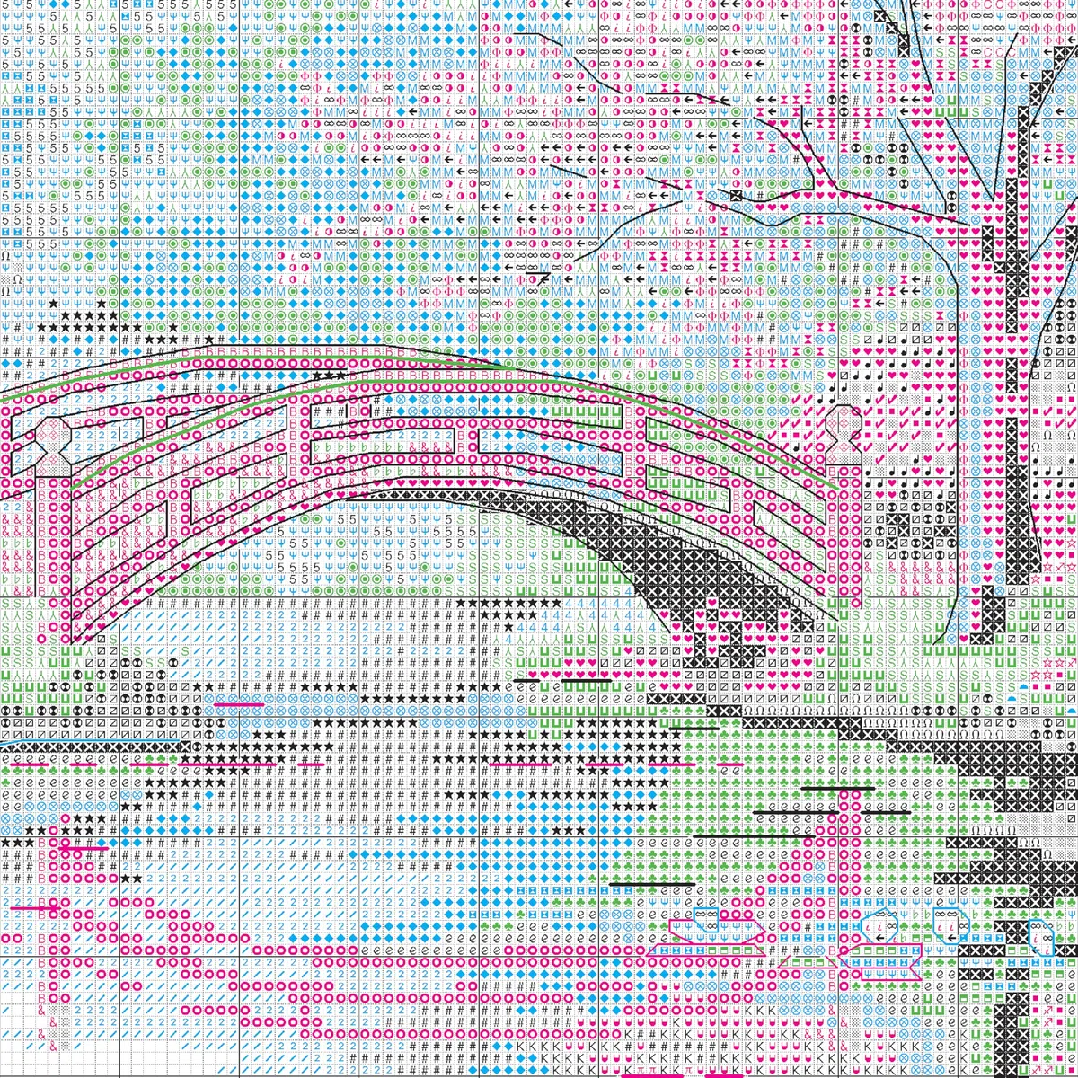 Dimensions Gold Collection Japanese Garden Counted Cross Stitch Kit-16"X12" 16 Count