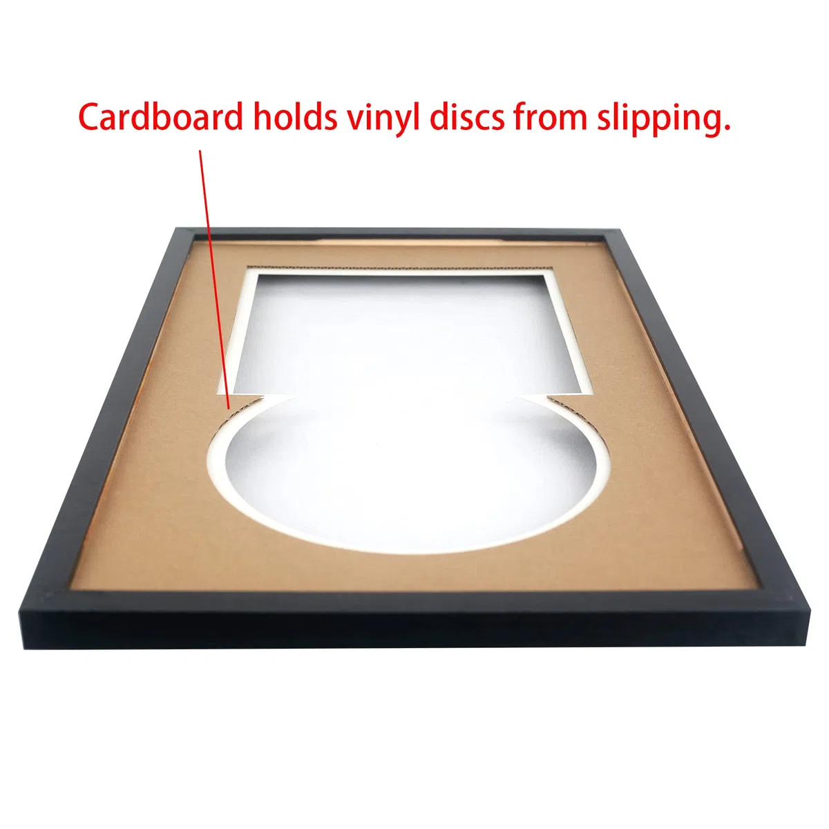Cornice per dischi in vinile da 30,5 cm, per esporre dischi LP da 30,5 cm e copertina da 30,5 x 30,5 cm, 12 album musicali, 12 dischi jukebox (UX22B1624WW)