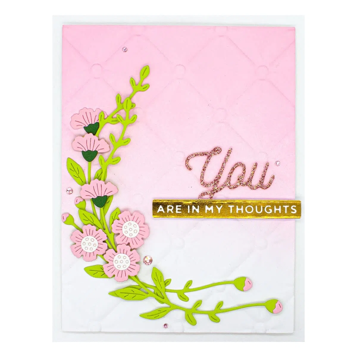 Spellbinders Cartella goffratura 3D trapuntata, opaca, una