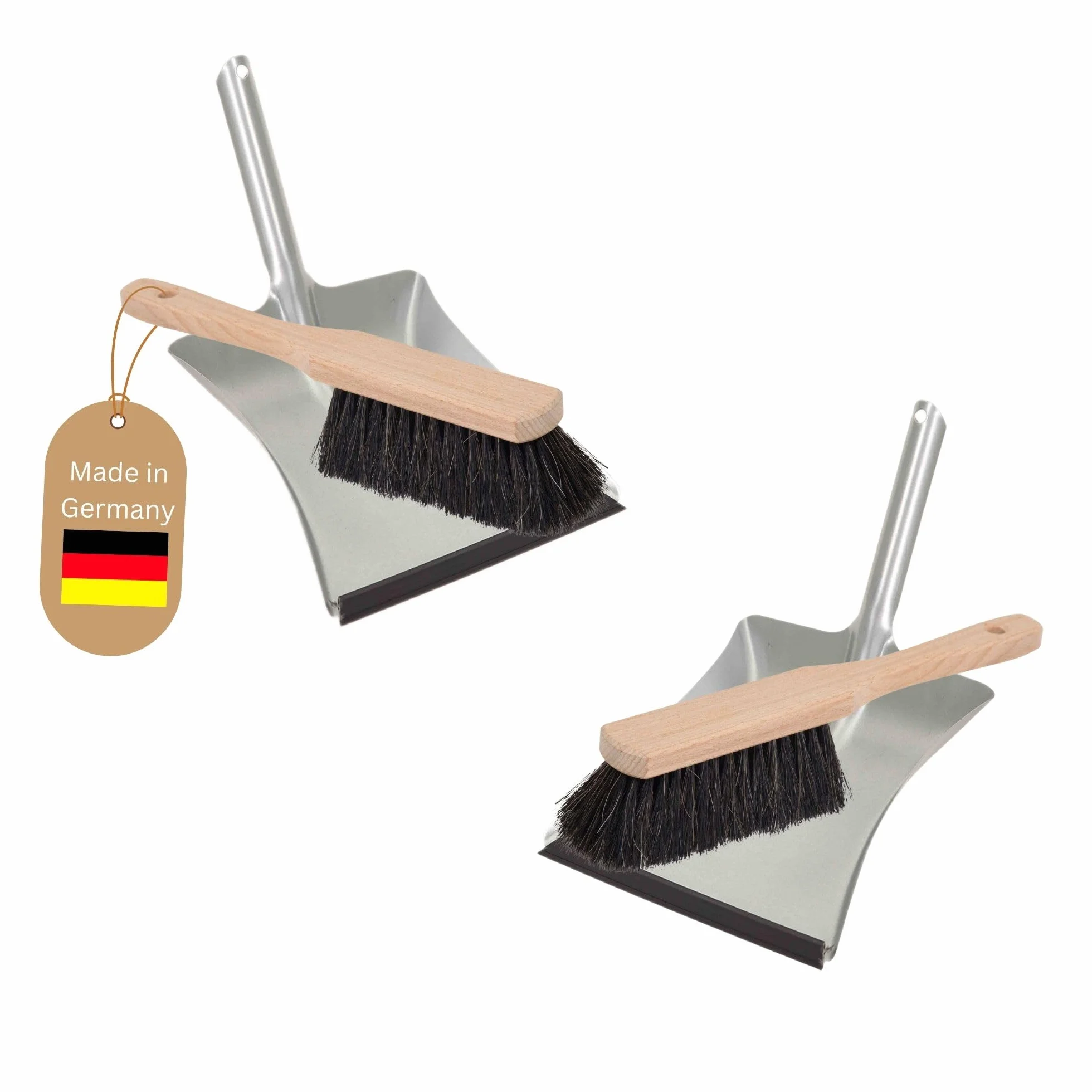 Novaliv Set di 2 palette per spazzare a mano Roshaar, per spazzare a mano
