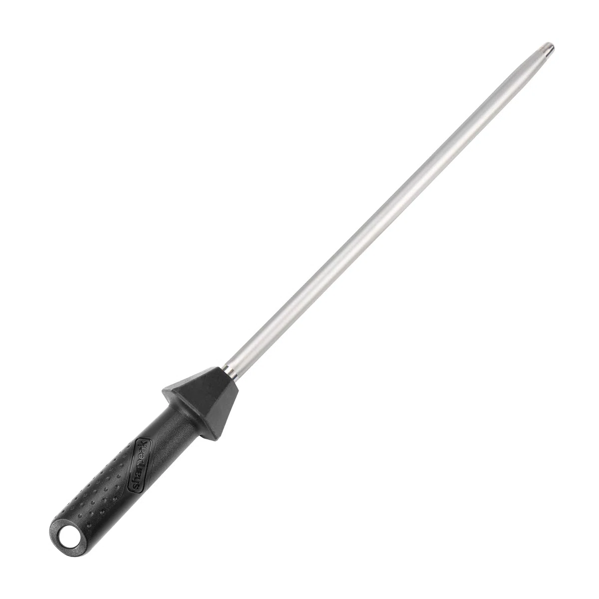 (un marchio di SHARPAL) 110R Totale 45 cm/Asta 30 cm Acciaino Diamantato Monocristallina con Guide Angolari Integrate, Grana Extra Fine 1200, Acciaino Professionale Affilacoltelli in Diamante