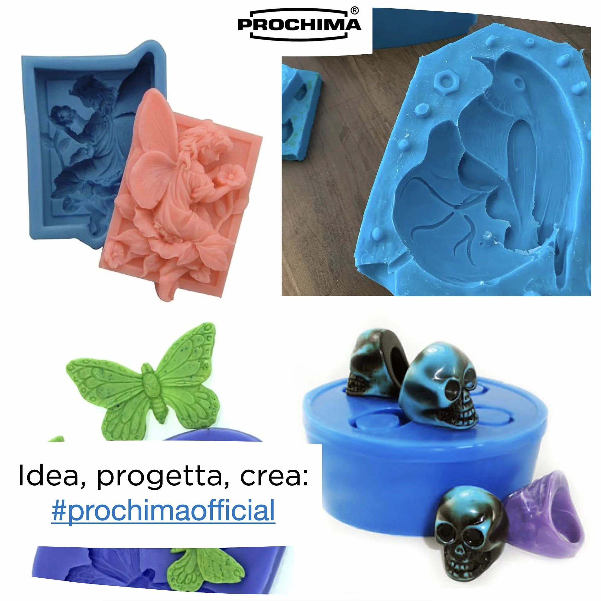 PROCHIMA GS5401K1 Gomma Siliconiche Gls-PRO 40 A+B, Verde, 1 KG