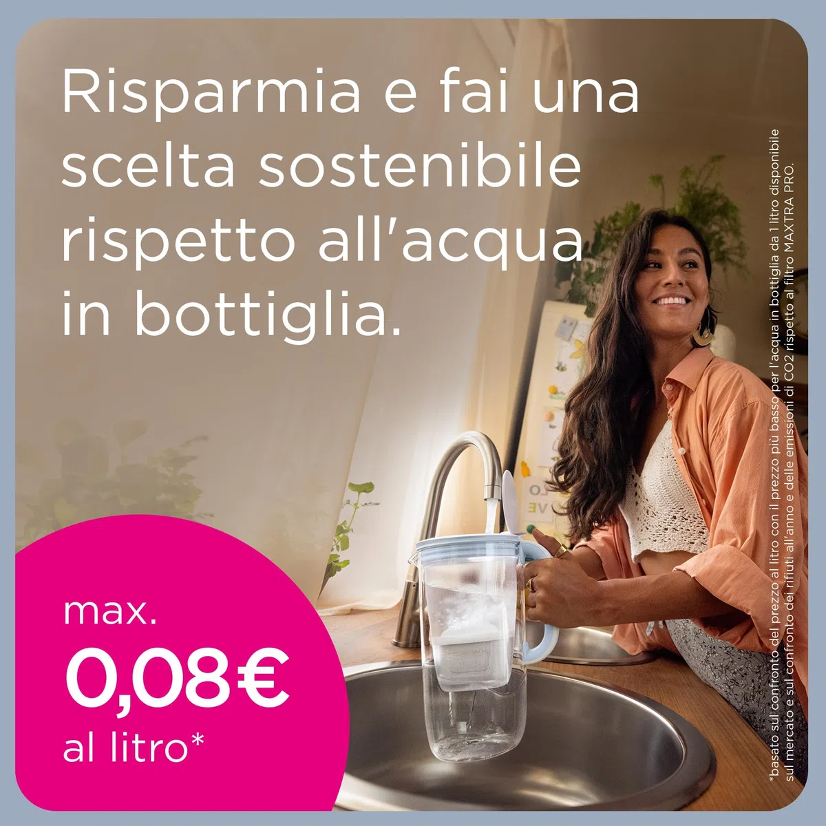 BRITA Filtro acqua rubinetto MAXTRA PRO Limescale Expert confezione da 4 filtri - Riduzione del calcare extra e ideale per bevande calde, filtro originale compatibile con caraffa acqua filtrante