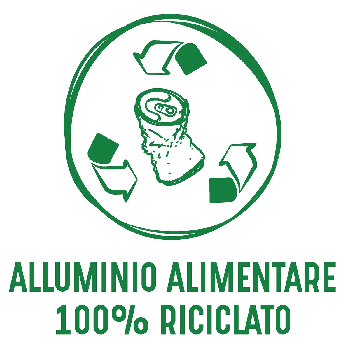 ILLA Planeta Tegame 2 manici 24 cm adatto per Induzione in Alluminio 100% riciclato, Made in Italy