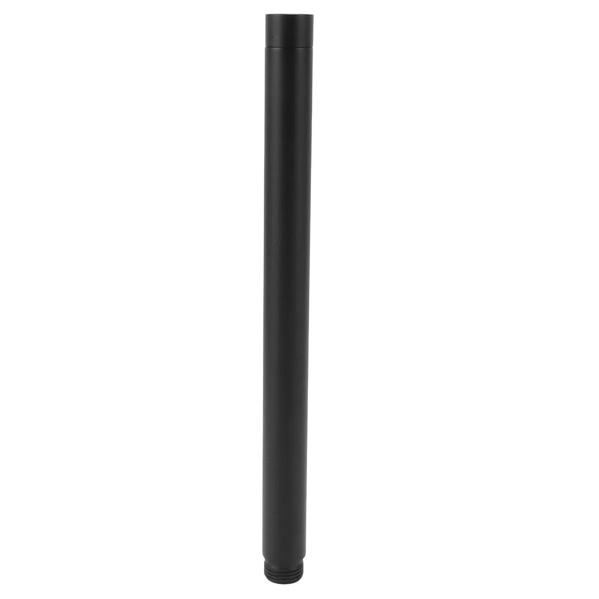 Prolunga Braccio Doccia in Acciaio Inox, Tubo Doccia Nero Massiccio, Antiruggine, Estensione per Soffione Doccia, Sottile