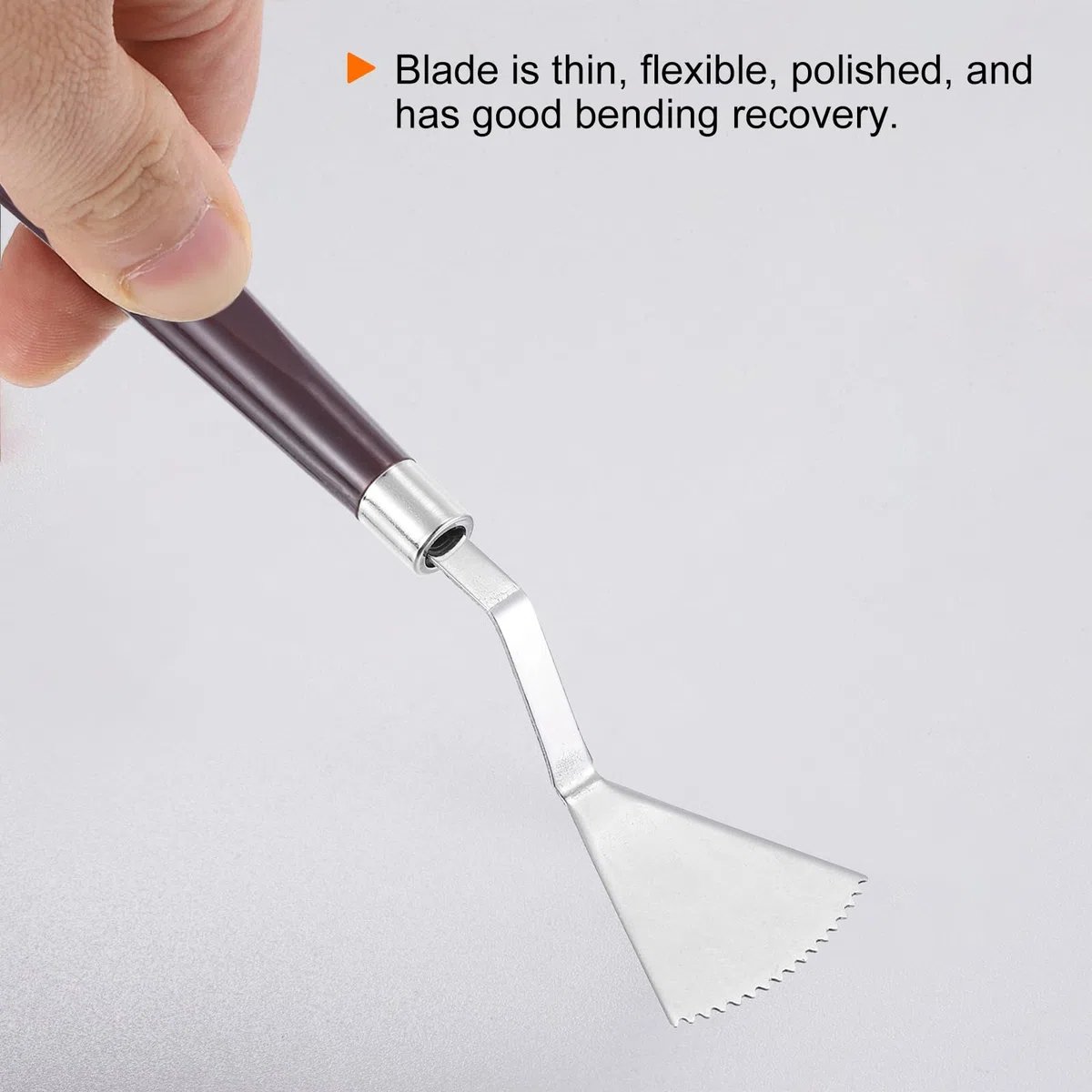 QUARKZMAN 9pz E1-E9 Set Spatole per Pittura Spatola Artistica Acciaio Inossidabile Coltelli Pallet Verniciatura Raschietti con Manico Plastica per Diffusione Miscelazione Olio Acrilico
