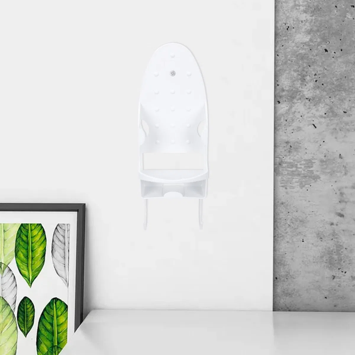 Zerodeko Appendi Per Asse Da Stiro in Materiale Resistente Supporto Da Parete Per Ferro Da Stiro Compatto e Facile Da Pulare