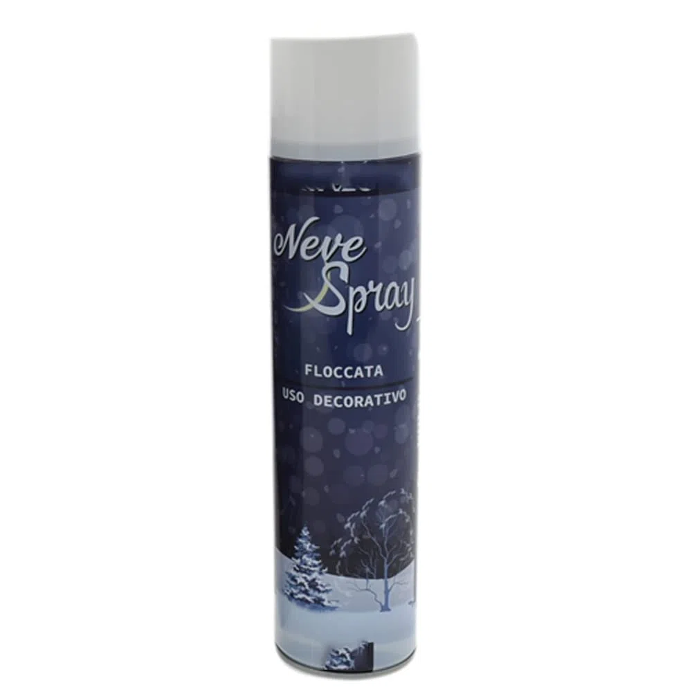 2 Neve Spray Max bomboletta 600ml per Decorazioni Albero di Natale presepe vetri finestre casa vetrine Artificiale