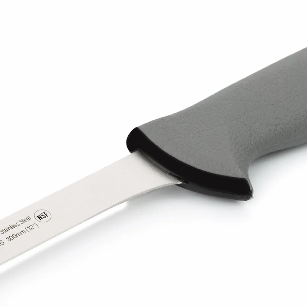 Arcos Coltello da Prosciutto con Lama in Acciaio Inossidabile 300 mm – Manico Ergonomico in Poliossimetilene POM, Maggiore Comodità, Adattabilità e Resistenza – Nero, Serie Colour Prof