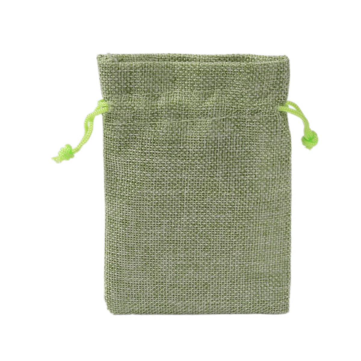 PLECUPE 20 Pezzi Sacchetti Juta, Sacchetti di Iuta 20x30 cm, Sacchetti Regalo con Coulisse,Vintage Biancheria Borse Borse da Regalo Tela da Imballaggio Sacchetto dei Monili Candy Bags,Verde