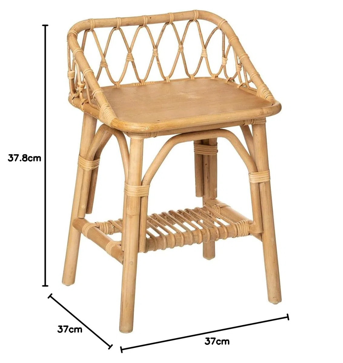 ATMOSPHERA CREATEUR D'INTERIEUR - Comodino per bambini in rattan h56cm