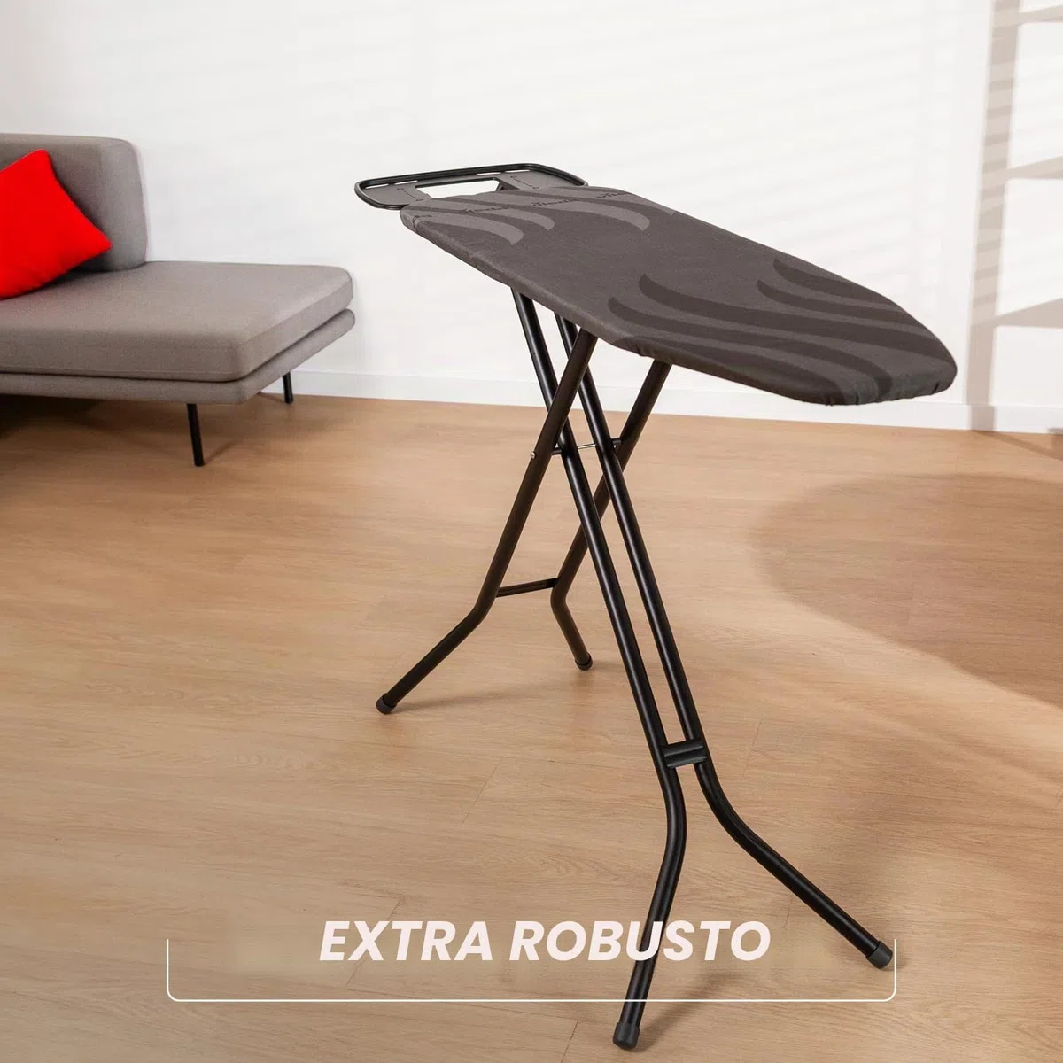 Vileda, Asse da Stiro Total Reflect Ultimate, Stiratura ExtraVeloce, ExtraRobusto, Superficie Ampia, Altezza Regolabile, Poggiaferro XXL, Facile da Chiudere, Sicuro da Trasportare, Salvaspazio