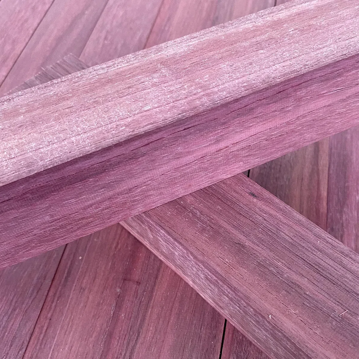ECI Purple Heart Amaranth - Ripiano 40 x 300 mm, in legno di tornitura, suono viola, legno