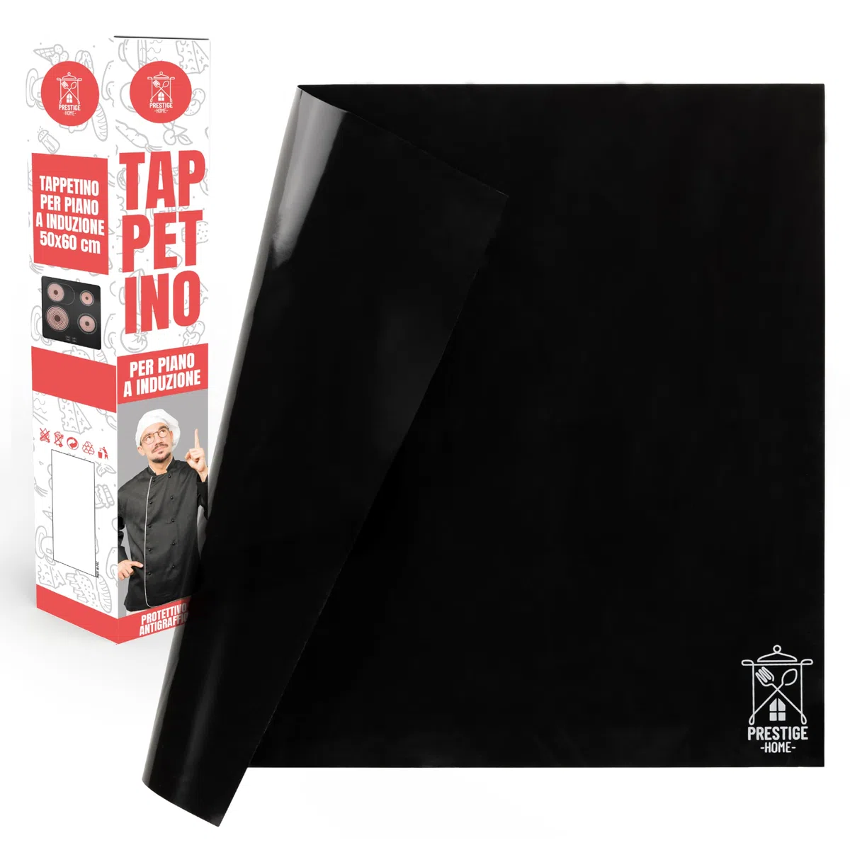 Protezione Piano Induzione, Copri Piano Induzione per Piano Cottura Cucina, Copertura 60 * 50 cm, PH001