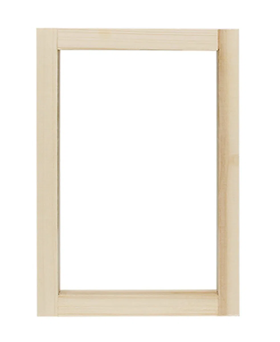 EsportsMJJ Telaio in legno per serigrafia con telaio in fibra di poliestere 80T bianco con telaio in rete stampata a rete - 30 x 40 cm
