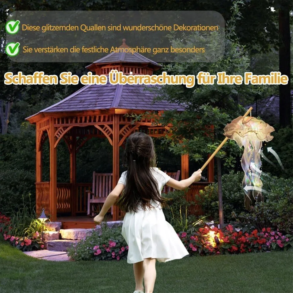 Lanterna di Meduse LED - Lanterne Colori da Appendere a Sirena, per Feste a Tema Oceano e Natale per Bambini