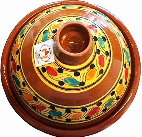 pentola ideale per cucinare il piatto tipico marocchino tajine, con diametro di 30 cm, per 4-5 persone