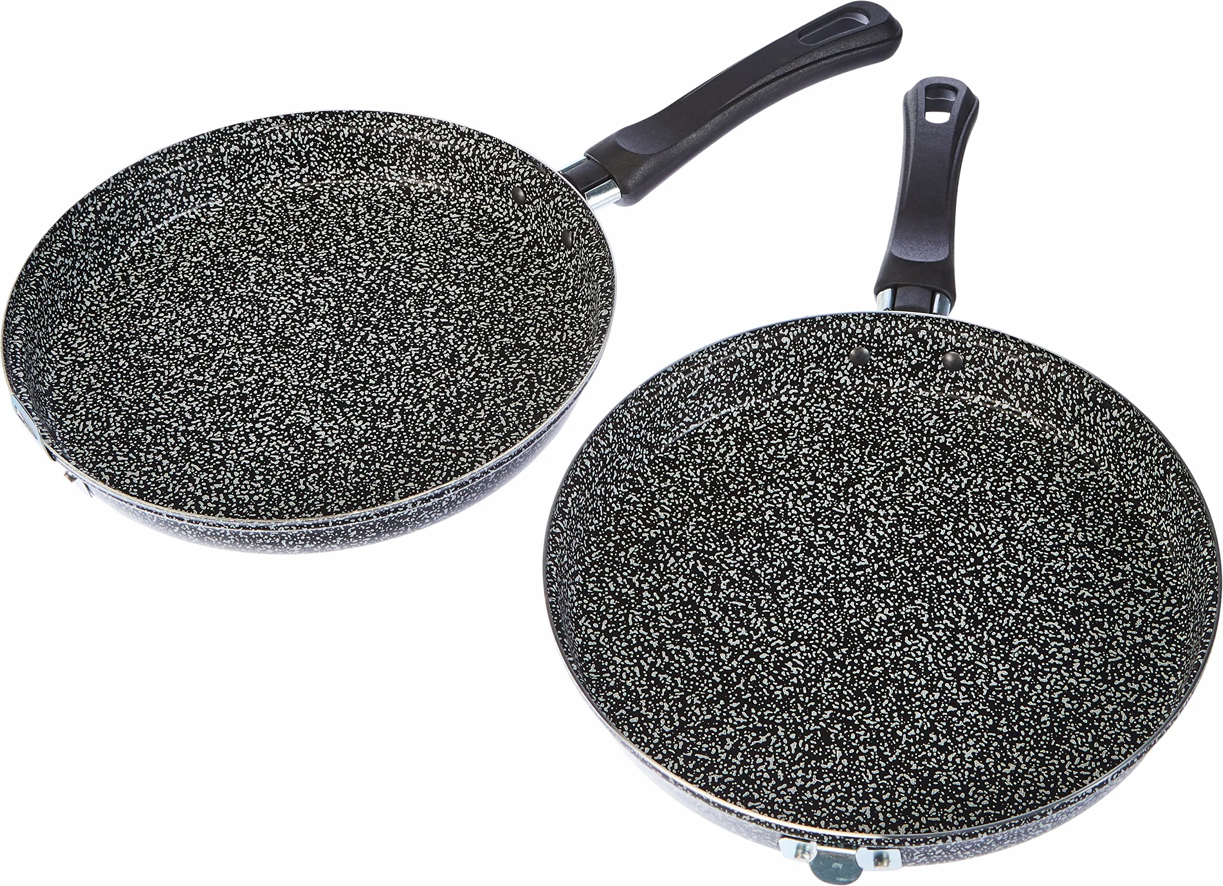 Home Girafrittata Antiaderente, Pietra, Nero/Argento, 22 cm