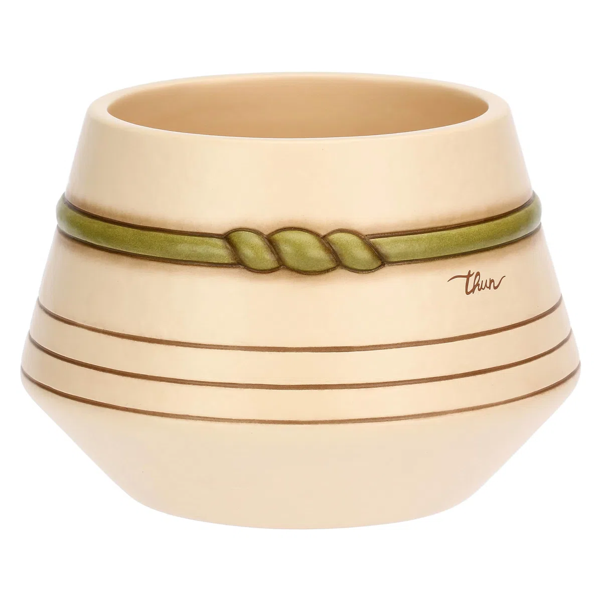 THUN Coprivaso in Ceramica Medio, Ceramica, Collezione Sublime, 20,6 x 20,6 x 14,5 cm