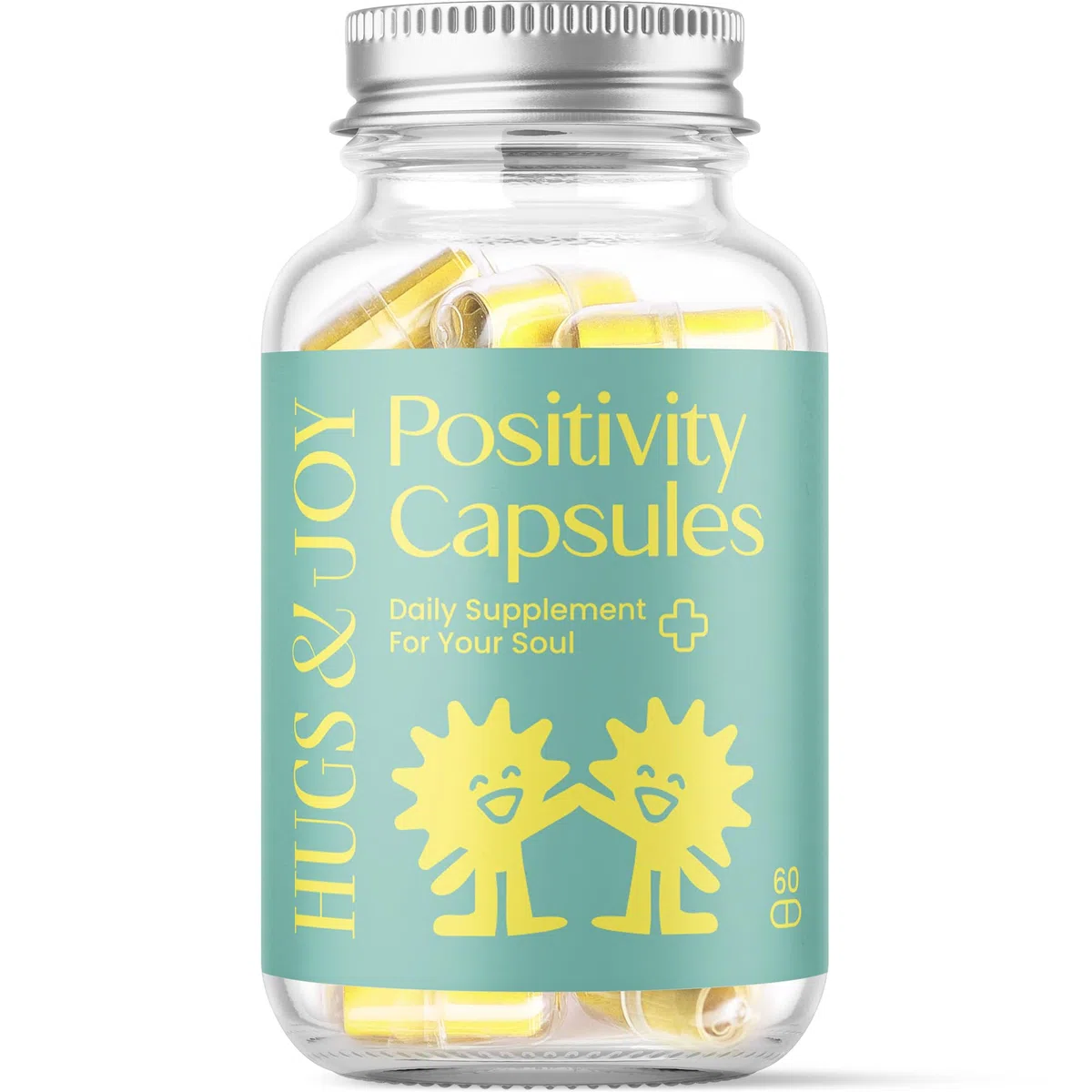 Hugs & Joy Capsule di Positività in Bottiglia – 60 Messaggi Ispiratori per la Motivazione Quotidiana