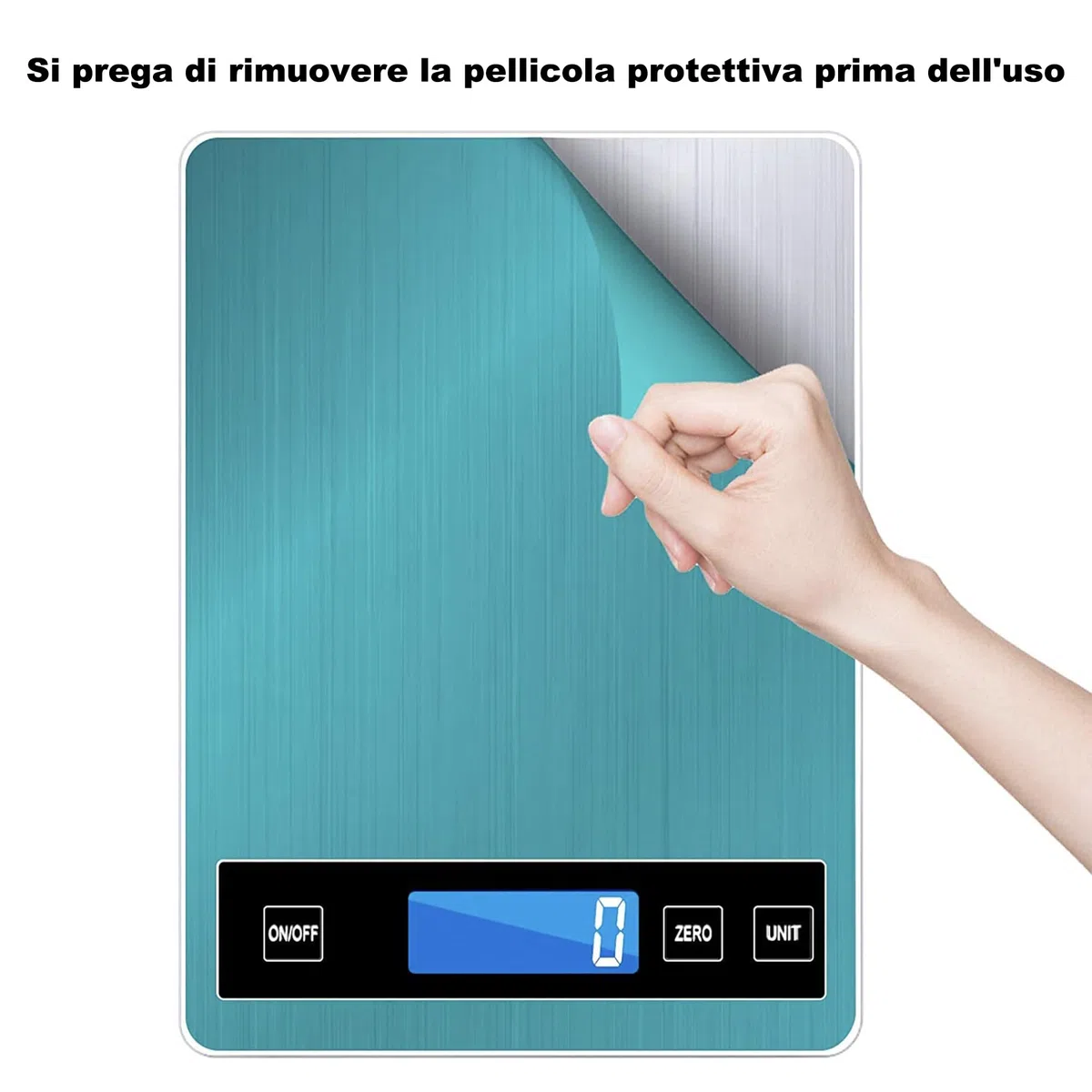 Bilancia da cucina, 33lb/15kg Bilancia da cucina digitale con display LCD+acciaio inox+vetro temperato, precisione fino a 1g - g/kg/lb:oz/ml/fl'oz - TYPE-C o Batteria(nessuna batteria inclusa)