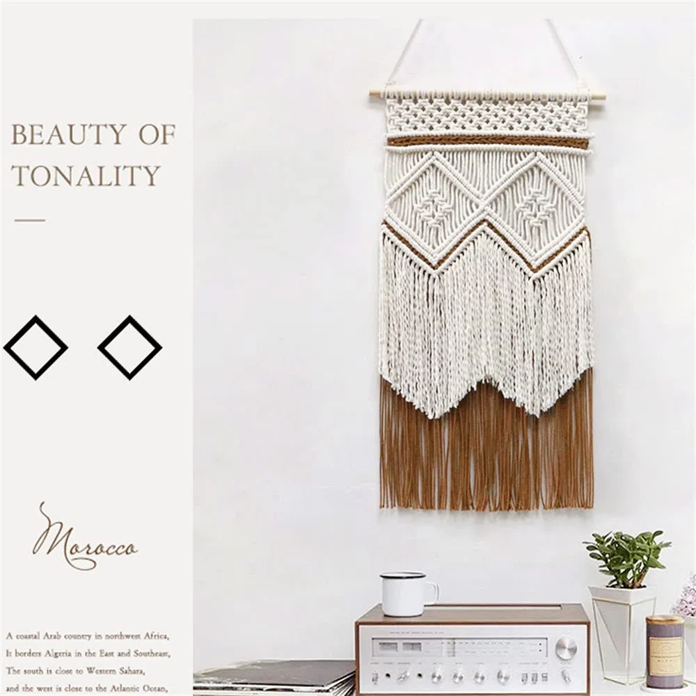 BMIDRUT Arazzo da appendere macramè Dream Catchers Arazzi tessuti a mano Boho Wall Art Decor Home Wall Wall Decor