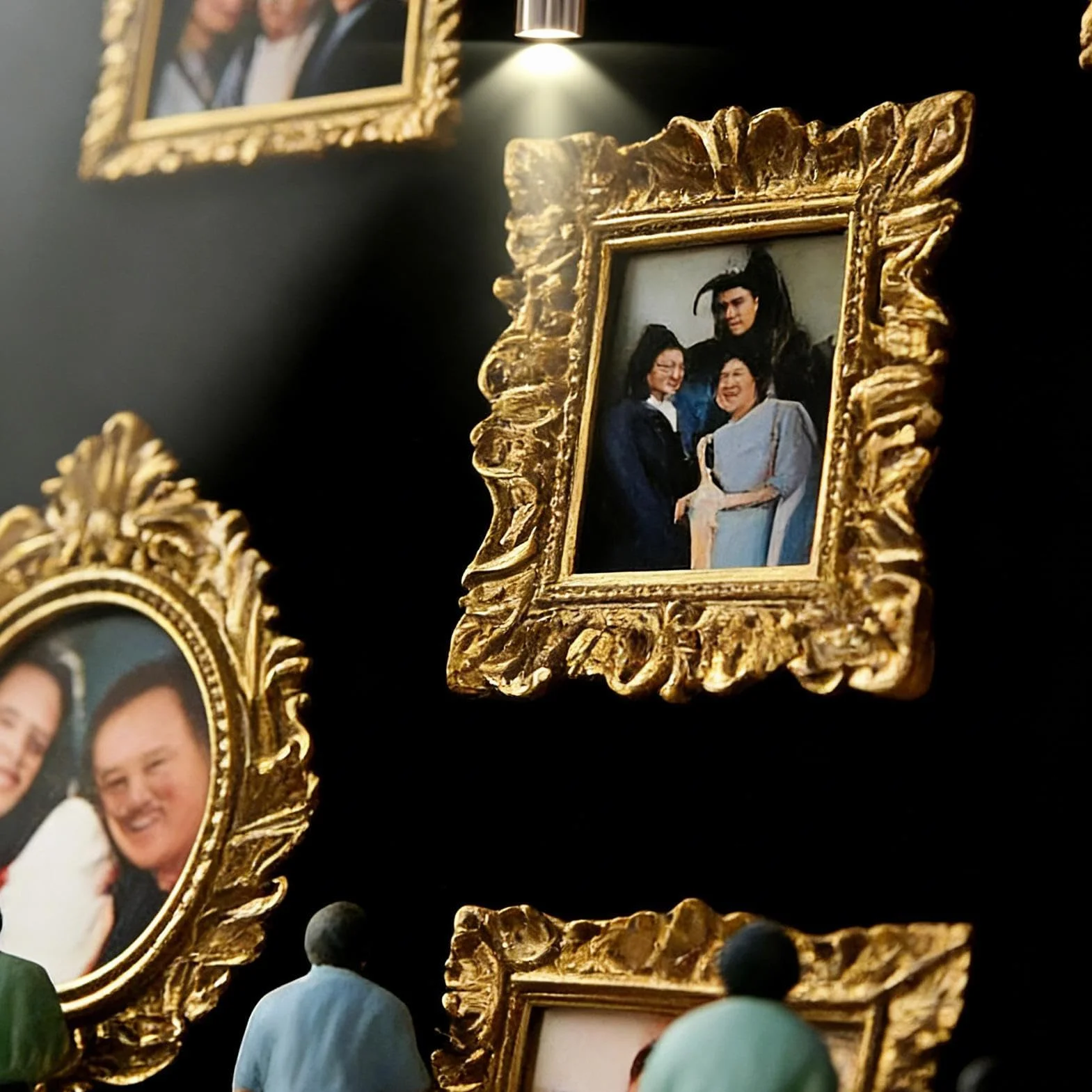 Scatola Fai Da Te Museo - Kit Creativo Con Luce LED, 11 Mini Cornici E 8 Figurine | Regalo Emozionale Per Anniversari, San Elegante E Matrimoni | Shadow Box Per Esporre Foto E Ricordi Unici
