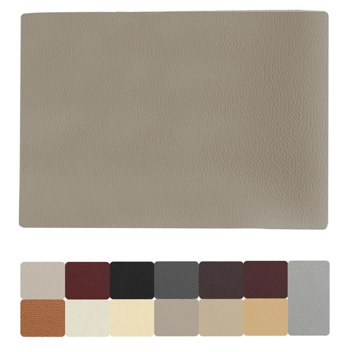 Toppa in pelle autoadesiva, set di riparazione per mobili, divano, seggiolini auto, borse (40 x 200 cm, kaki scuro)