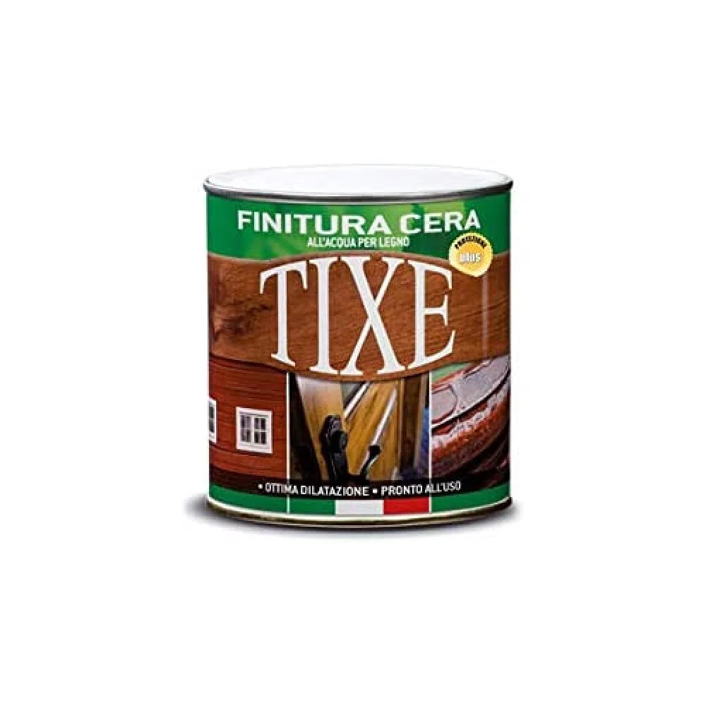 TIXE 631.606 Finitura a Cera all'Acqua per Legno, Noce Scuro, 750 ml