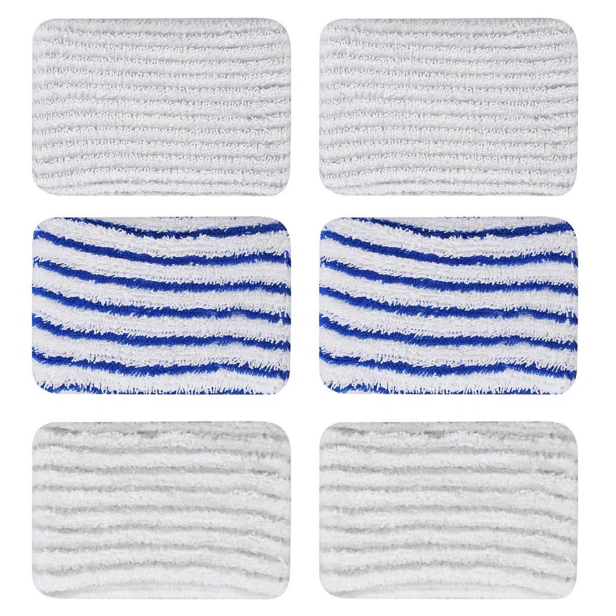 6 Pezzi Panni in Microfibra ZR850002 ricambio per Rowenta Clean & Steam ZR850002 ZR005801 ZR005804 Panni lavabili per Rowenta RY7xxx RY8xxx