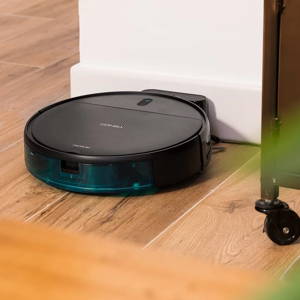 Cecotec Robot Aspirapolvere con Navigazione Giroscopica Conga 999 Map Genesis. Motore di aspirazione 2000 Pa, 2 Spazzole Laterali, Mop di Lavello, Autonomia 120 Mins, Controllo con APP e Comando