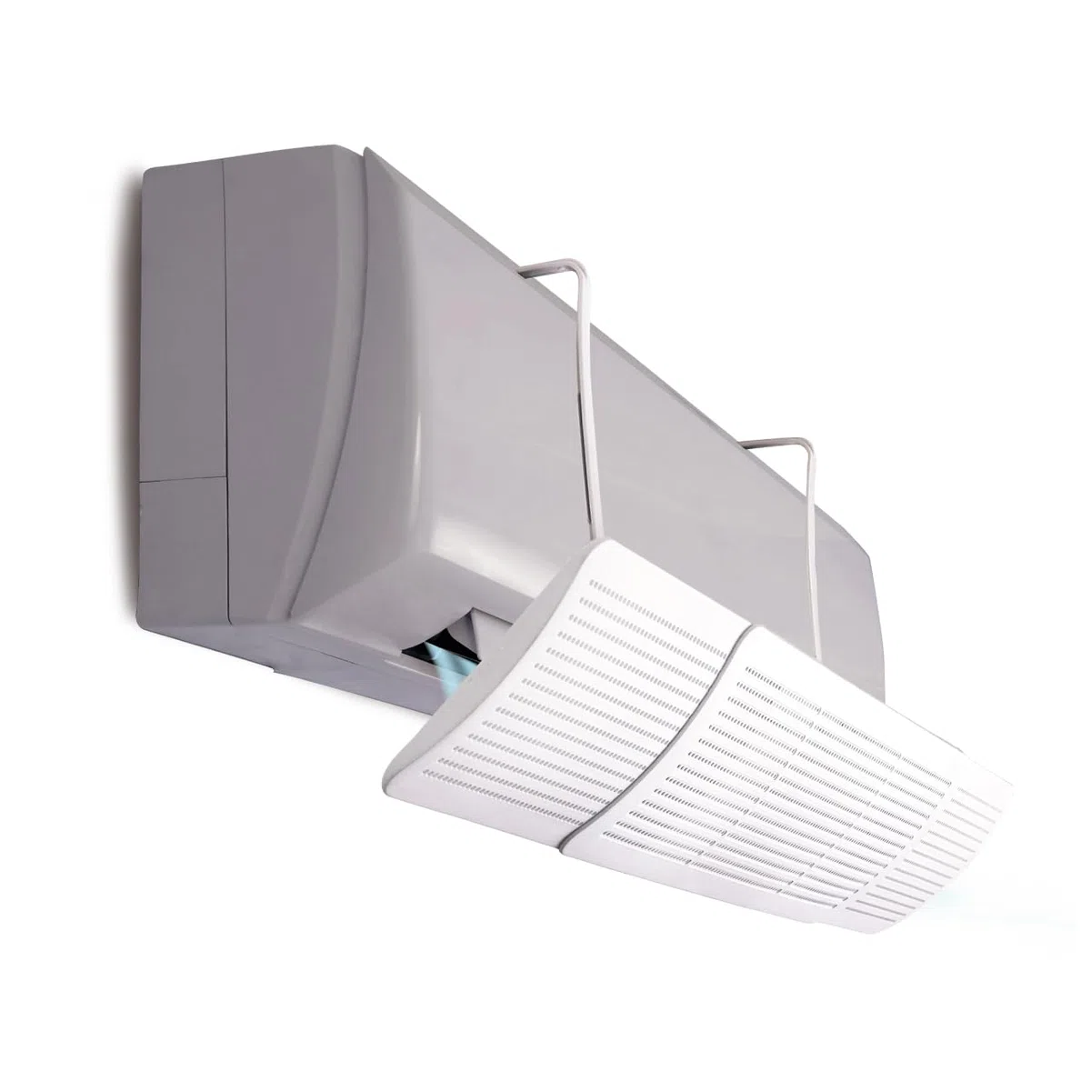 AR DEFLECTOR, DEFLETTORE PER CONDIZIONATORE UNIVERSALE, REGOLABILE, PER CONDIZIONATORE DA PARETE PER CASA/UFFICIO/CAMERA/SOGGIORNO, BIANCO