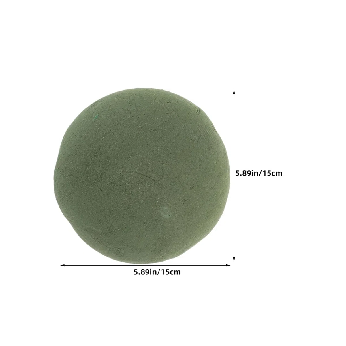 iplusmile Palla di Schiuma Floreale Rotonda 5.91In 2 Pezzi – Supporto Leggero per Composizioni Floreali Bouquet da Sposa E Decorazioni Matrimonio Feste