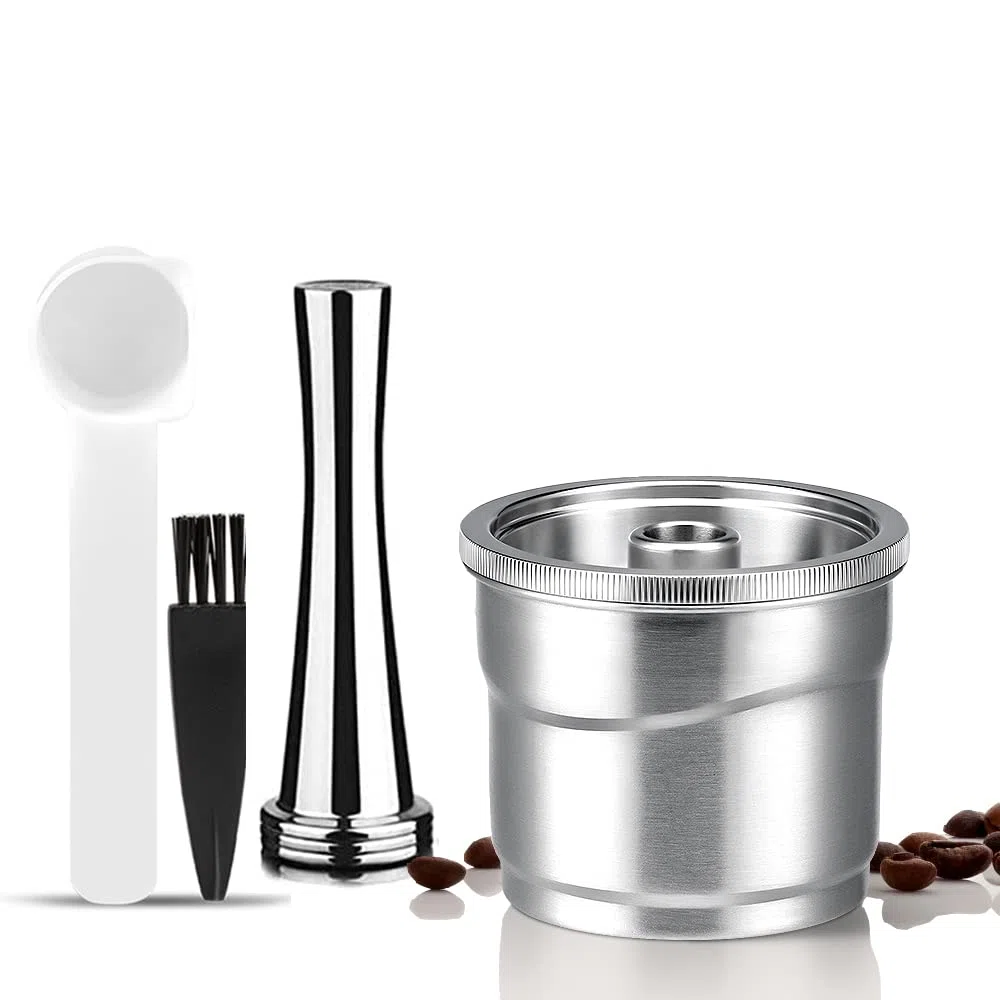 RECAFIMIL Cialde di caffè riutilizzabili Capsule di caffè ricaricabili in acciaio inossidabile compatibili per ILLY X7/Y3/Y5 macchina per il caffè(1 capsula con manomissione)