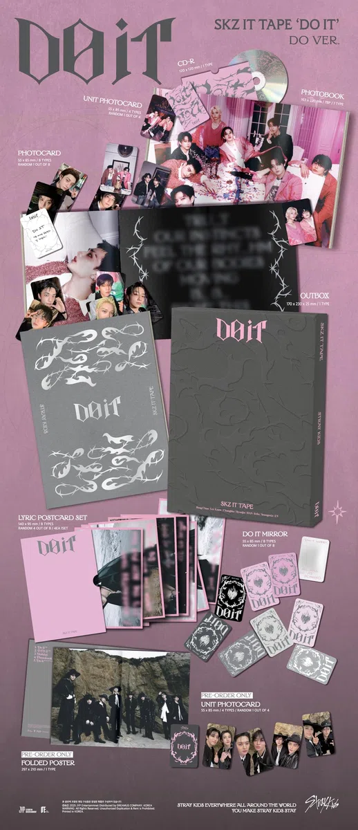 Stray Kids SKZ IT Tape DO IT Album (DO Ver.)