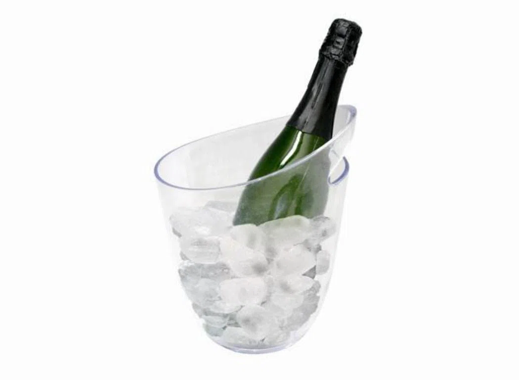 Vin Bouquet FIE 192 Secchiello Champagne Trasparente per Raffreddare Fino a 1 Bottiglia Vino Cava Champagne