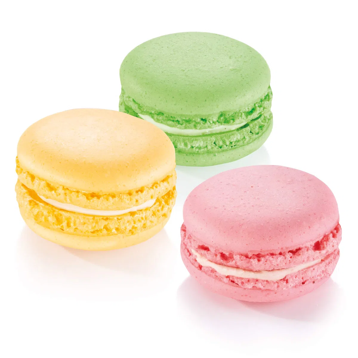 Tescoma 629426 Tappetino per Macarons, Rosso, 27 x 39 cm