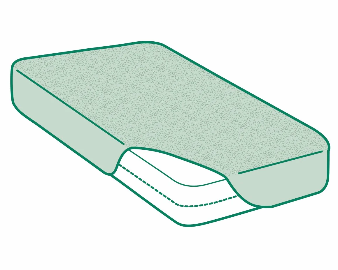 Savel - Proteggi-materasso | Cotone | Pile in Flanella | Impermeabile | 90x190cm Bianco