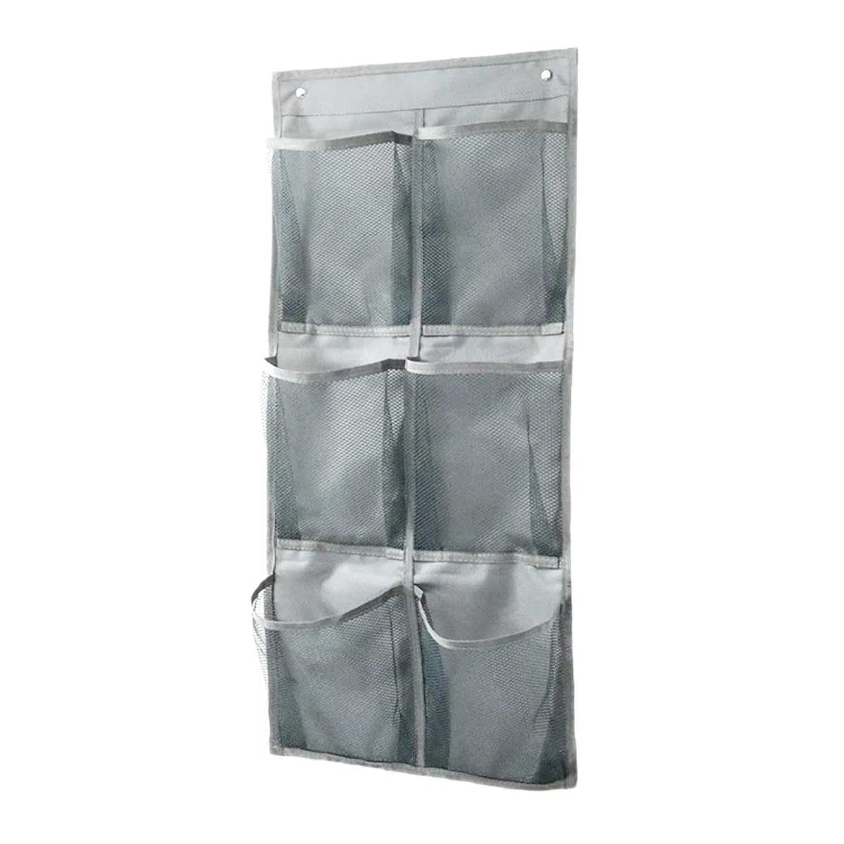 Organizer per scarpe da campeggio, per camper, senza forature, organizer da appendere per armadi, porte, camper, 6 grandi tasche a rete, non tessuto