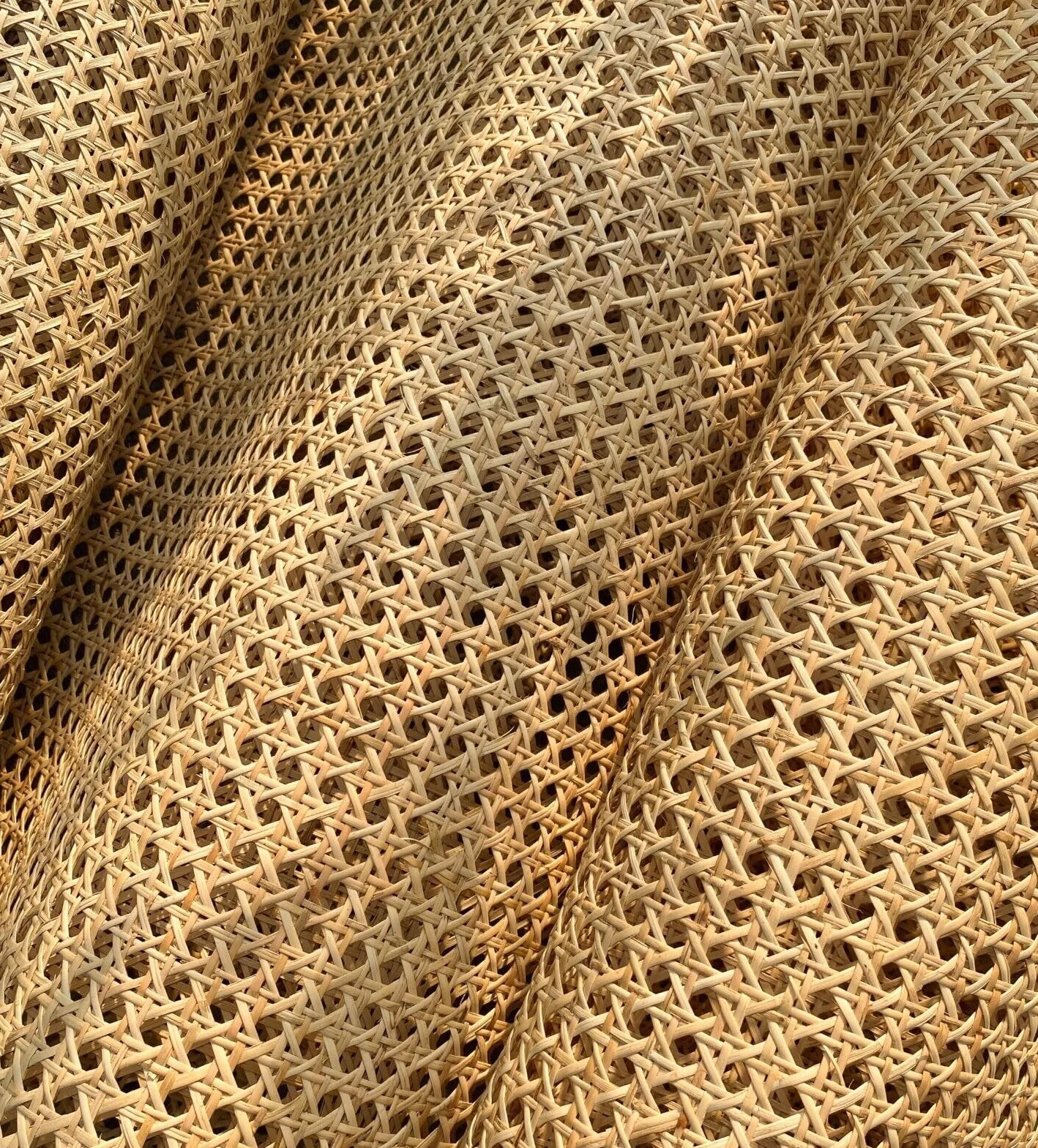 40cm di larghezza, Rattan Rotolo, Paglia di Vienna, rattan naturale rotolo, Rattan, 40x400cm Rotolo di Canna,Rattan intrecciato Fettuccia material Paglia per Cesti, Sedie, Bag, Borse, giardino DIY