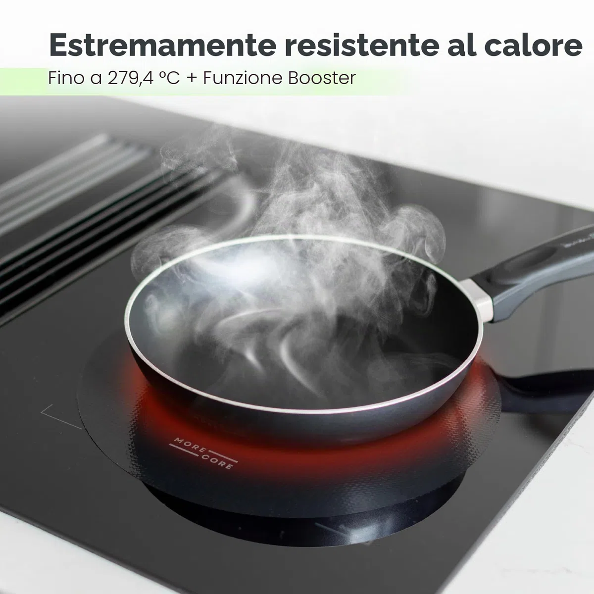 MoreCore Protezione Piano Induzione | Copri Piano Induzione | Piano Cottura Induzione | Tappetino Piano Induzione | Copri Piano Cottura | Copertura Piano Induzione | Coprifornelli | 5 Unità