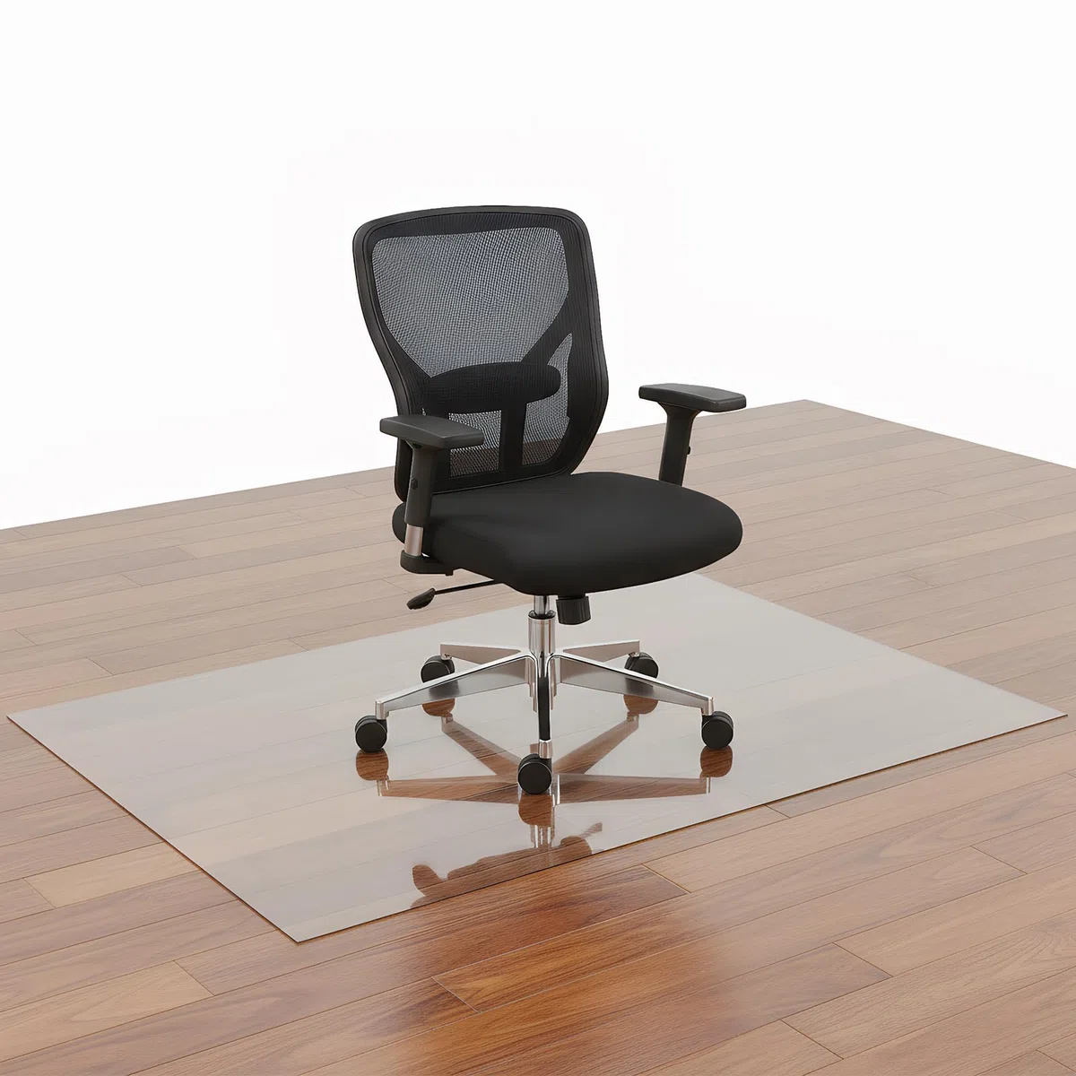 Tappetino per Sedia da Ufficio per Pavimenti Duri, PVC Trasparente, Resistente Protezione per Pavimento per Casa o Ufficio, Facile da Pulire, Impermeabile, per Scrivania e Sedia (80 * 120 cm)