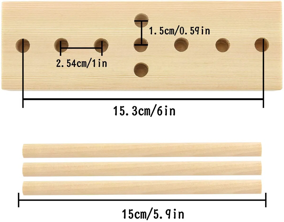 LUTER Bow Maker per Nastro, Strumento Artigianale in Legno per Fiocco per Ghirlande di Nastri, Fiocchi Regalo, Corpetti, Decorazioni per Feste