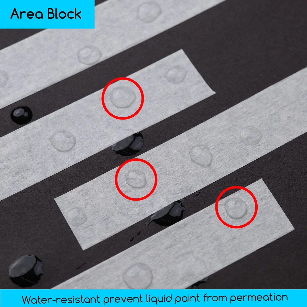 MEEDEN 5 confezioni di nastro adesivo bianco per artisti, nastro per mascheratura multidimensionale, nastro da pittore senza acidi per pittura, disegno e cornici