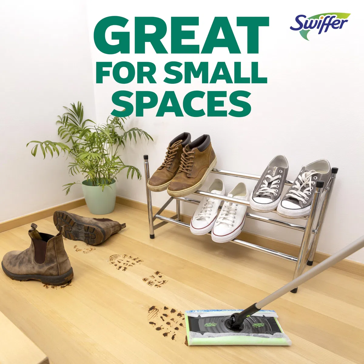 Swiffer Sweeper - Confezione da 20 panni bagnati resistenti e multisuperficie, profumazione lavanda, 20 pezzi