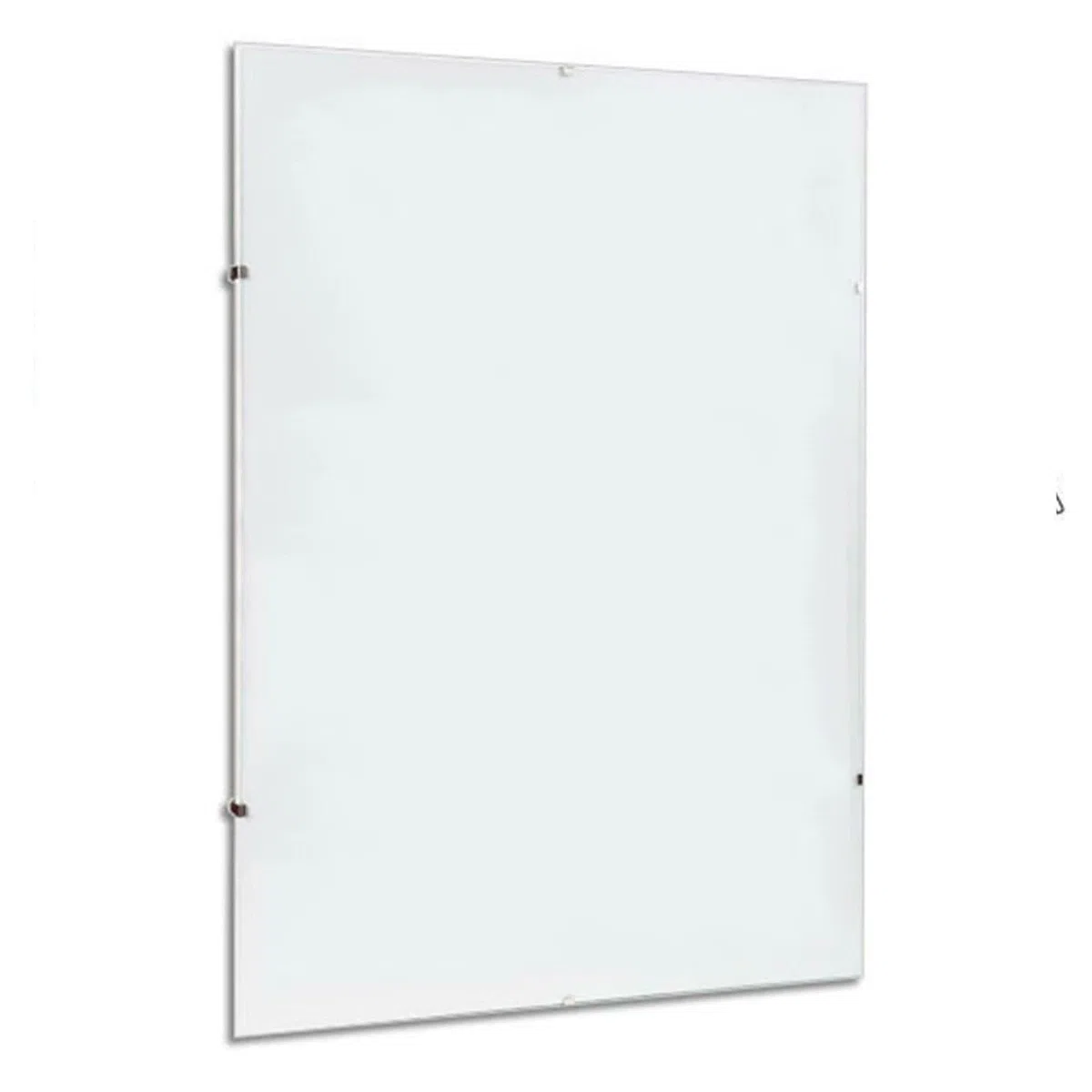 Decor Space Cornice a giorno espositore porta foto e documenti da parete con lastra in Crilex e supporto in MDF (70 x 100 cm)