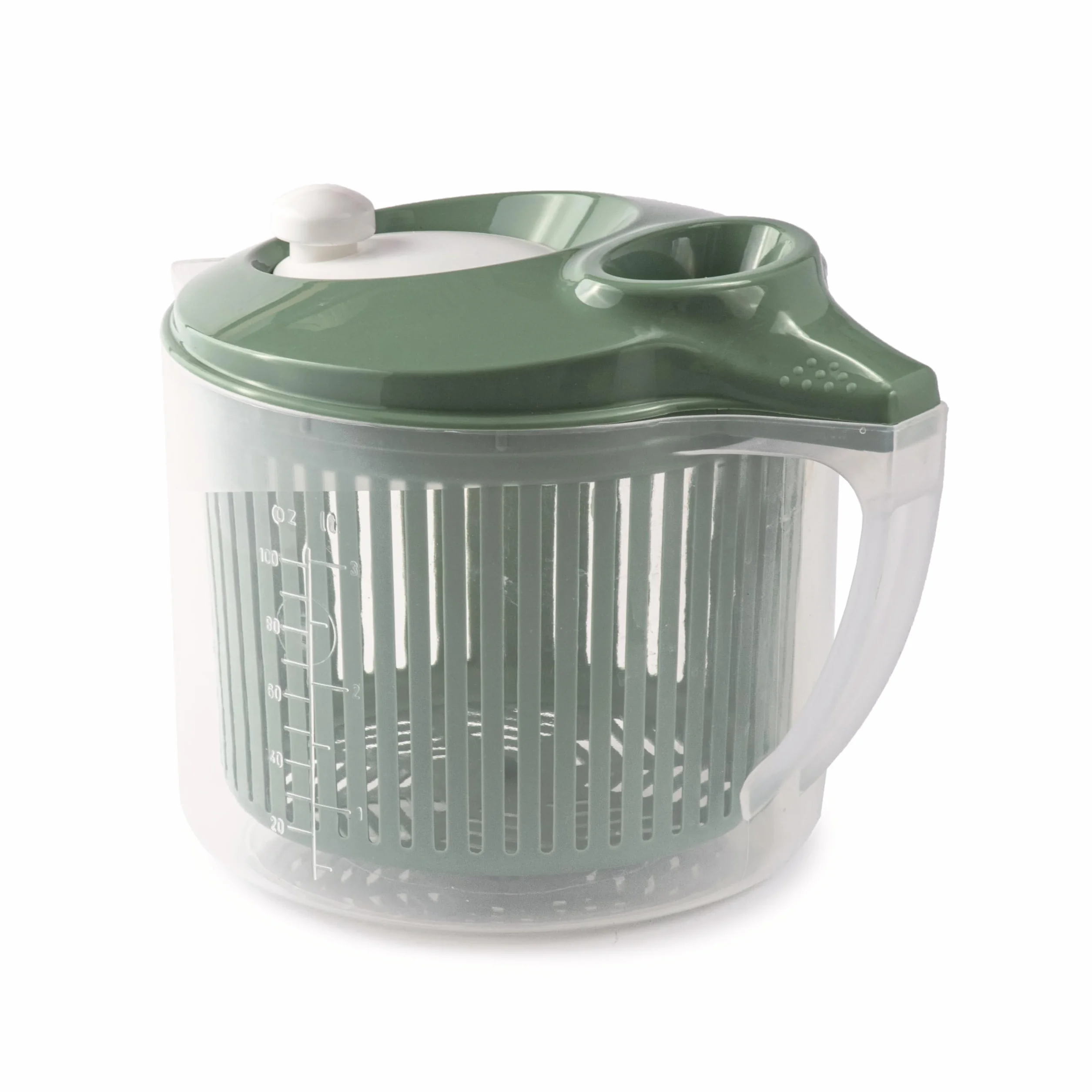 Snips 90068 Lava & Asciuga Centrifuga per Insalata con Scolo dell'Acqua dal Coperchio |3 LT | 19,5 x 26,5 x 19 cm | Colore Verde|Made in Italy | Bpa Free, Plastica