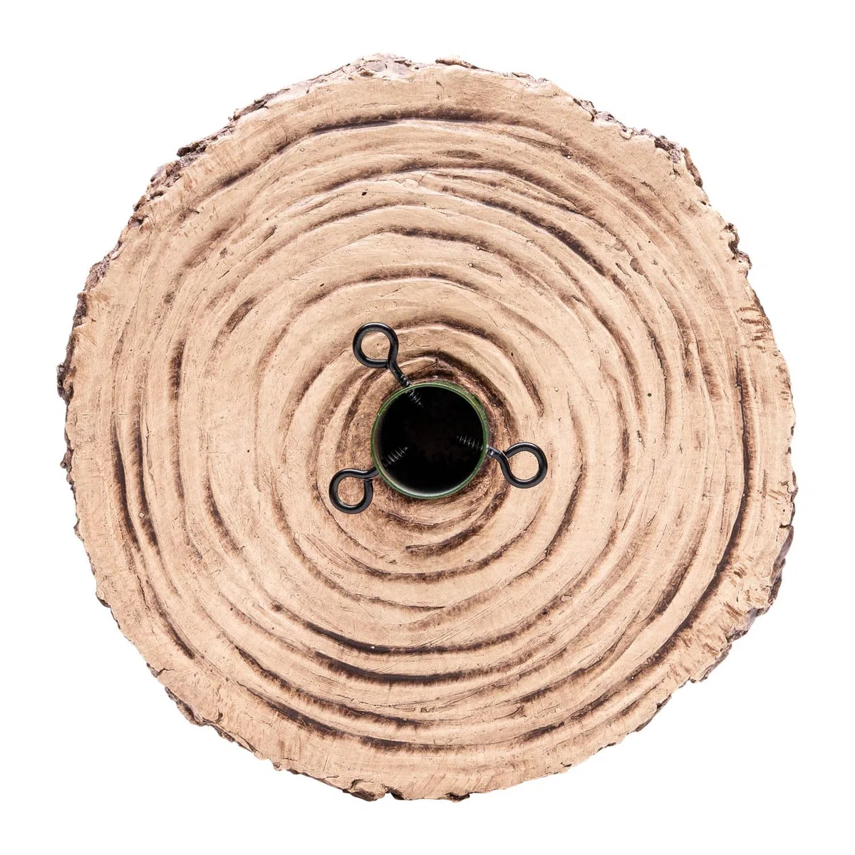 Nataland Base Tronco per Albero di Natale con Effetto Legno Naturale, Supporto Decorativo Robusto e Stabile con Aggancio Universale per Alberi Fino A 210 cm